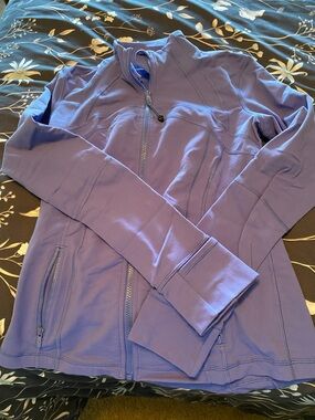 Lu Lu lemon Light Purple Zip-Up Athletic Jacket